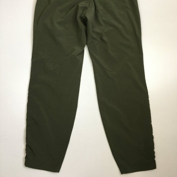 ATHLETA Olive Green Zip Pocket Adjustable Drawstring Hem Lightweight Pant - Picture 12 of 12